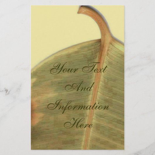 緑色の離れ文具 便箋 (正面)