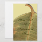 緑色の離れ文具 便箋 (正面/裏面)