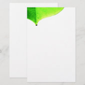 緑色の離れ文具 便箋 (正面/裏面)