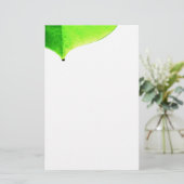 緑色の離れ文具 便箋 (スタンド正面)