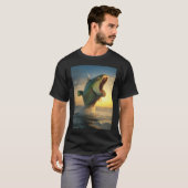 緑色の魚 Tシャツ (正面フル)