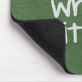 緑色の黒板 マウスパッド (コーナー)