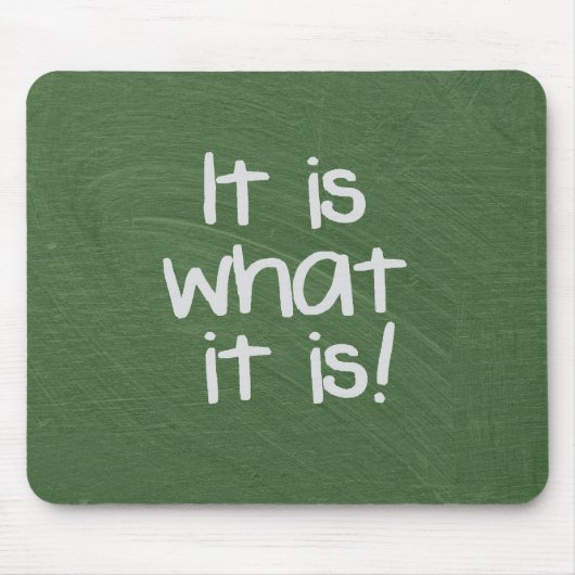 緑色の黒板 マウスパッド (正面)