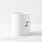 (緑色の)セキセイインコが好きマグカップ コーヒーマグカップ (中央)