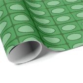 緑色アリゲーターの皮膚パターン ラッピングペーパー (ロールコーナー)