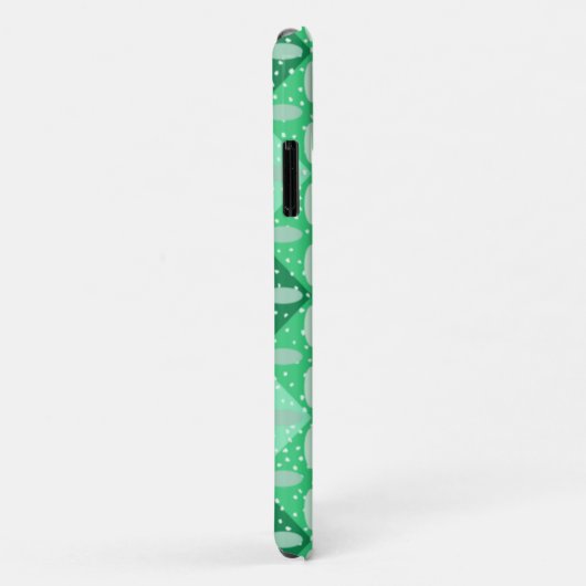 緑色アーガイルの電話ケースにグラデーション楕円を Case-Mate iPhoneケース (裏面/右)