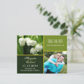 緑色エレガントの写真はがきを保存 案内ポストカード (スタンド正面)