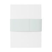 緑色エレガント手引き弓結婚の 招待状ベリーバンド (裏面例)