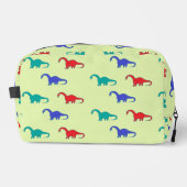 緑色カラフルの恐竜の模様 ドップキット (正面)