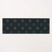 緑色メンフィス ヨガマット (正面(横))