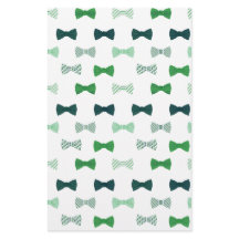 緑色モダンの蝶ネクタイ模様の蝶ネクタイ