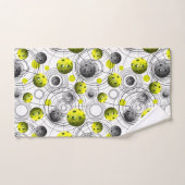 緑色モダン漬け玉汗タオル ハンドタオル (ハンドタオル)