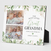 緑色写真素晴らし祖母プラーク フォトプラーク (側面)