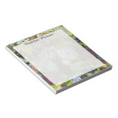 緑色多肉株 ノートパッド (アングル)