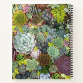 緑色多肉株 ノートブック (裏面)