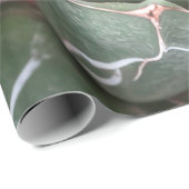 緑色多肉植物マットラッピング紙 ラッピングペーパー (ロールコーナー)