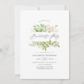 緑色幾何結晶バチェロレッテ 招待状 (正面)