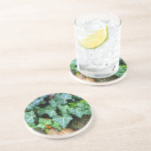 緑色植物性ツタと野石 コースター (側面)