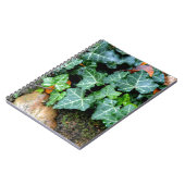 緑色植物性ツタと野石 ノートブック (左側)