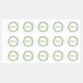 緑色植物耐水ラベル ラベル