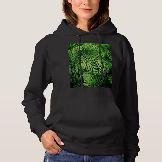 緑色植物 パーカ (正面)