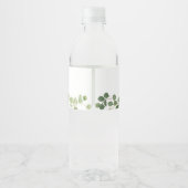 緑色水彩瓶ラベル ペットボトルラベル (裏面)