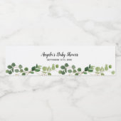 緑色水彩瓶ラベル ペットボトルラベル (シングルラベル)