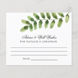 緑色水彩葉結婚披露宴アドバイス