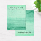 緑色水色イヤリンググラデーションホルダー表示カード (デスク)