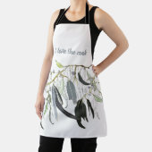 緑色淡い色ののゴムの葉の色 エプロン (インサイチュ)