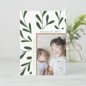 緑色白フレーム写真別れ2023 シーズンカード (スタンド正面)