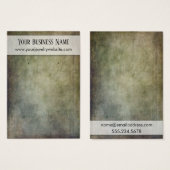 緑色素朴イエローイヤリングホルダー表示カード (正面&裏面)