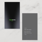 緑色航法燈 名刺 (正面/裏面)