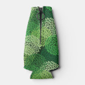 緑色花柄 ボトルクーラー (裏面)