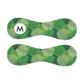 緑色花柄 野球ボール (パネル)