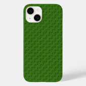 緑色花柄 Case-Mate iPhoneケース (裏面)