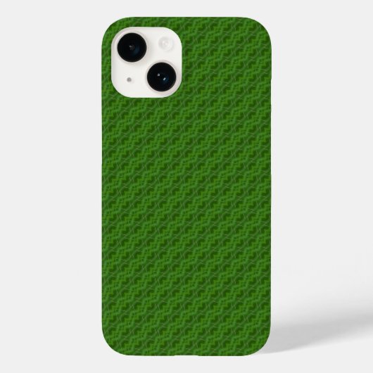緑色花柄 Case-Mate iPhoneケース (裏面)