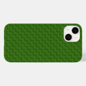 緑色花柄 Case-Mate iPhoneケース (裏面 (横))