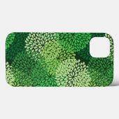 緑色花柄 Case-Mate iPhoneケース (裏面 (横))