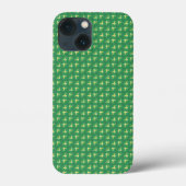 緑色花柄 Case-Mate iPhoneケース (裏面)