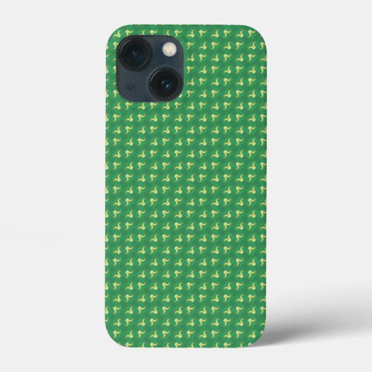 緑色花柄 Case-Mate iPhoneケース (裏面)