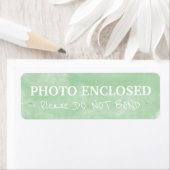 緑色警告のチョーク絵を描アー ラベル (インサイチュ)