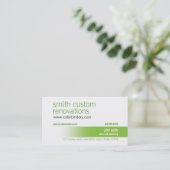 緑色道の名刺 名刺 (スタンド正面)