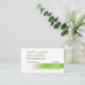 緑色道の名刺 名刺 (スタンド正面)