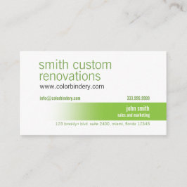 緑色道の名刺 名刺