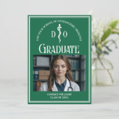 緑色骨障害医学校卒業写真 案内状 (スタンド正面)