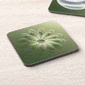 緑花びら コースター (左側)
