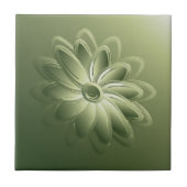 緑花びら タイル (正面)