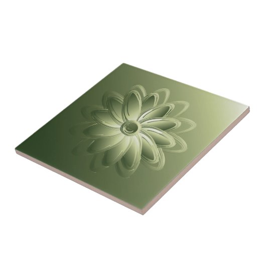 緑花びら タイル (側面)