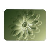 緑花びら マグネット (横)